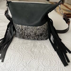 Fringe Hill Leather Purse